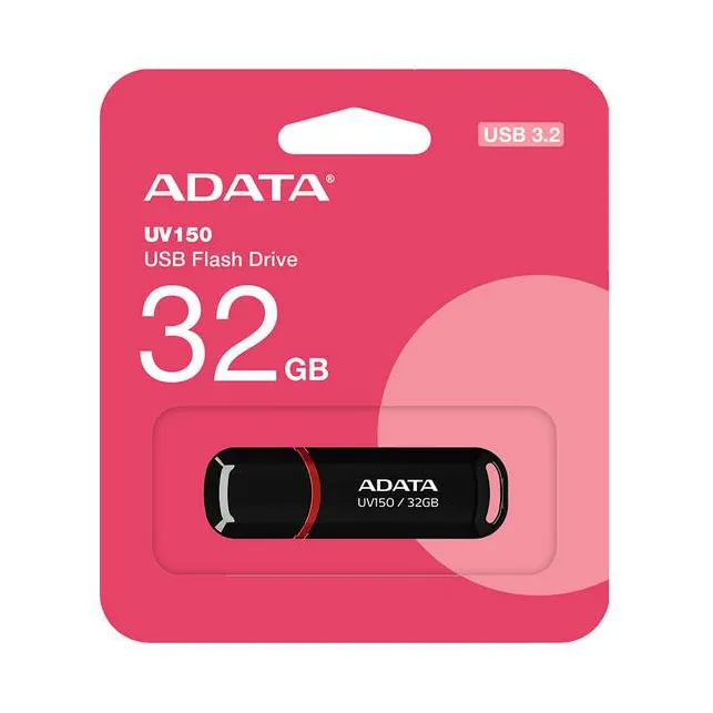 USB-накопитель 32GB ADATA AUV150-32G-RBK Черный