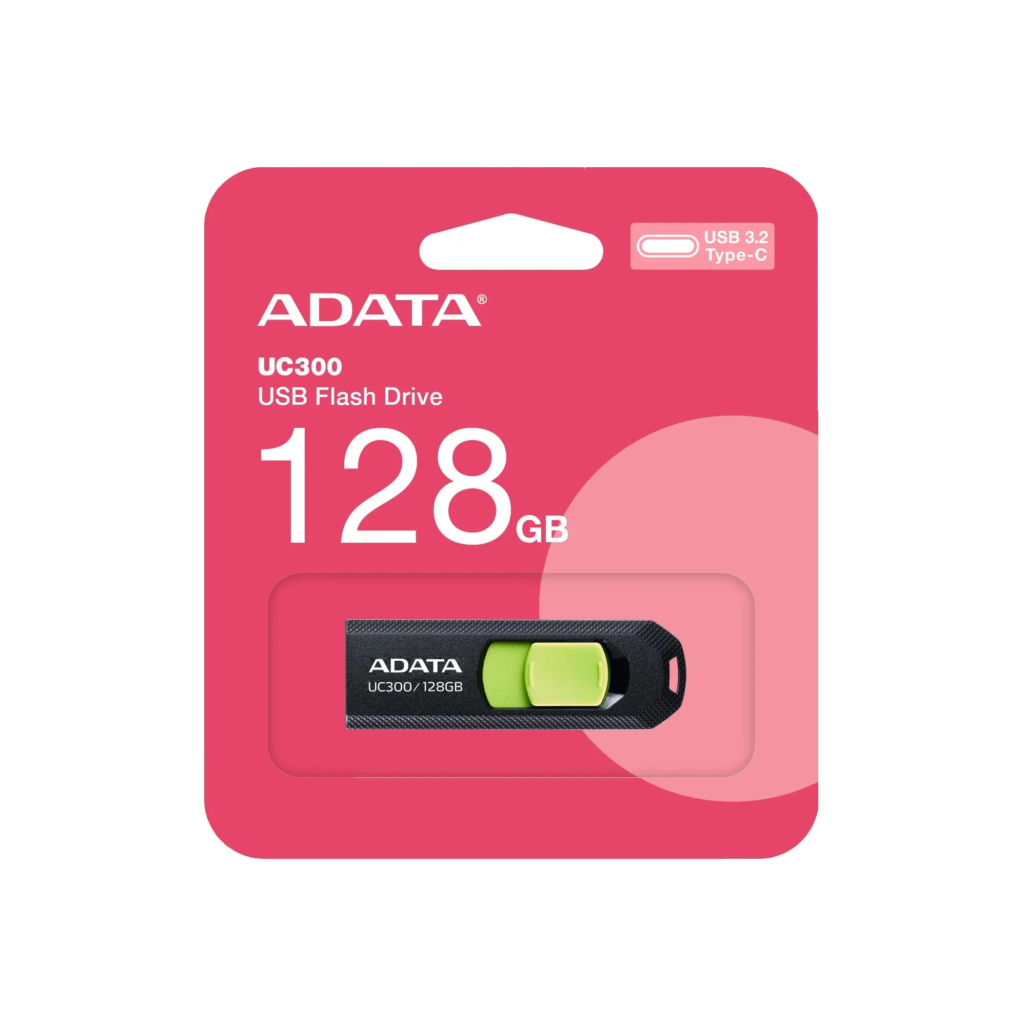 USB-накопитель ADATA ACHO-UC300-128G-RBK/GN