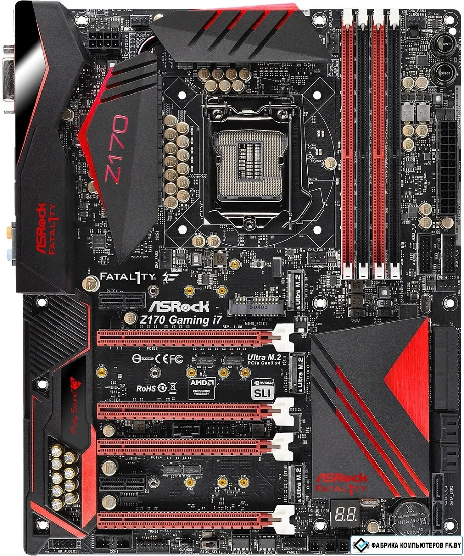 Материнская плата ASRock Fatal1ty Z170 PROF. GAMING