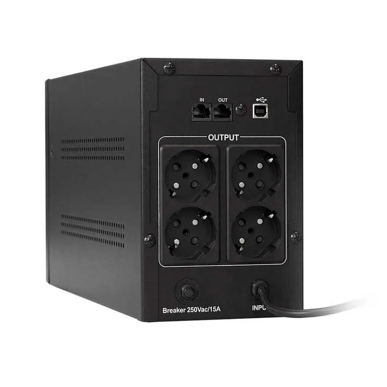 ИБП ExeGate LLB-1000.LCD.AVR.4SH.RJ.USB