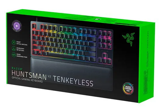 Клавиатура Razer Huntsman V2 Tenkeyless Purple Switch