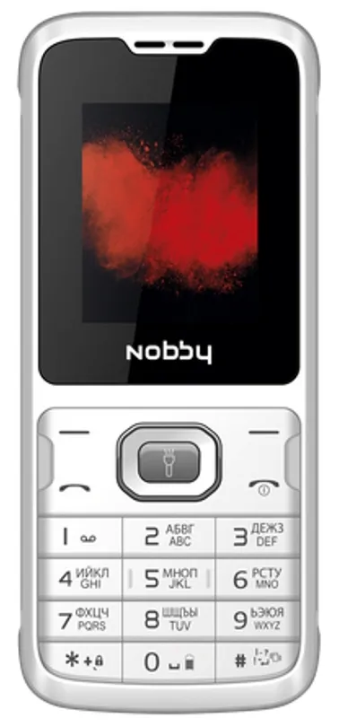 Мобильный телефон Nobby 110 Бело-серый