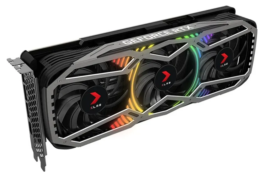 Видеокарта 12GB PNY RTX3080Ti XLR8 Gaming Revel LHR VCG3080T12TFXP-BLK