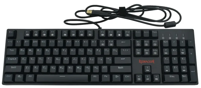 Клавиатура USB Defender Redragon Surara black