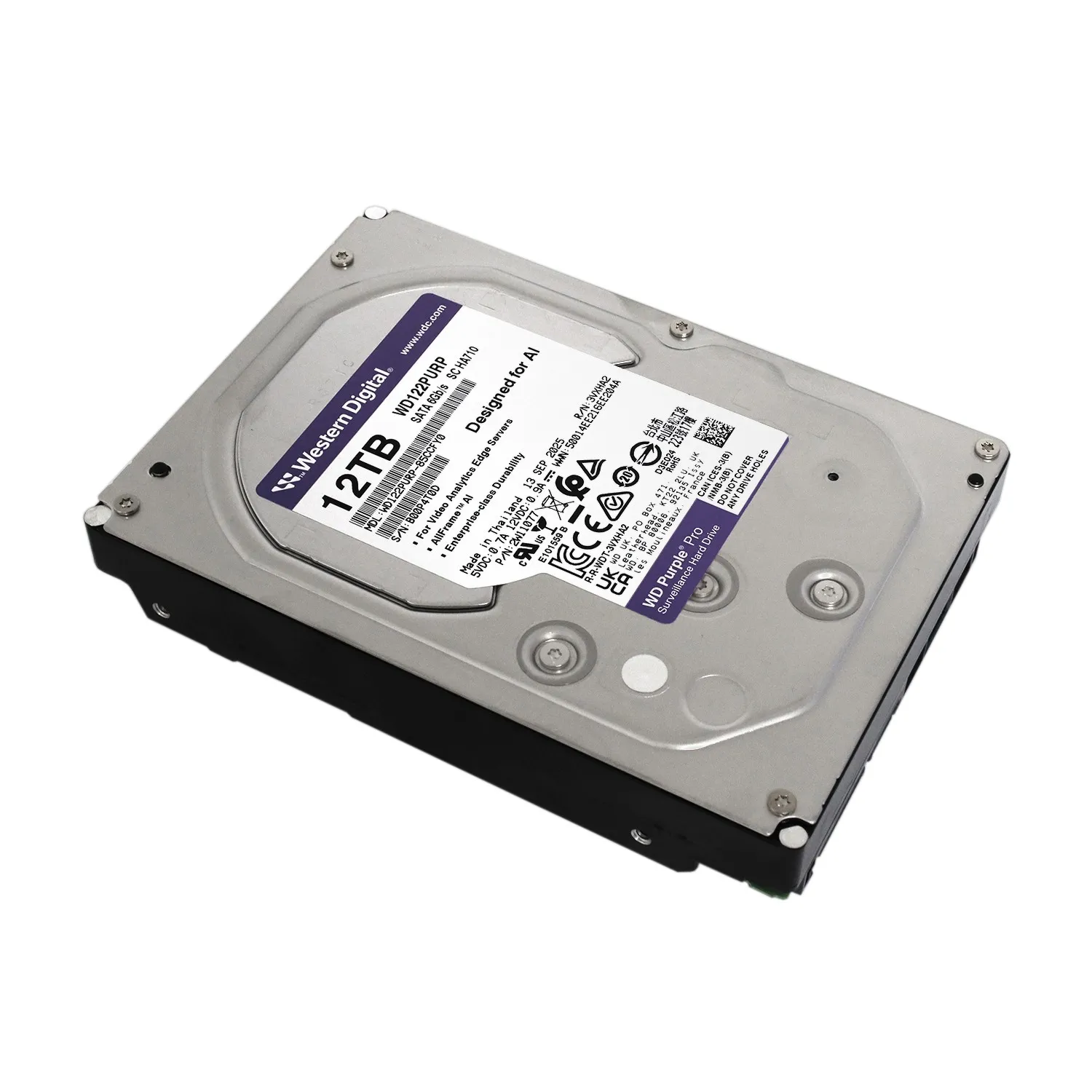 Жесткий диск 12Tb Western Digital Purple PRO WD122PURP