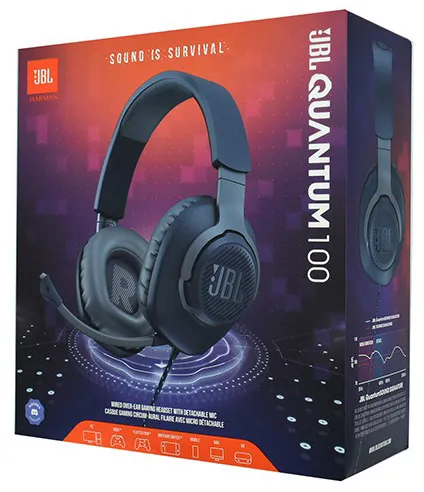 Гарнитура JBL (by harman) Quantum 100 blue