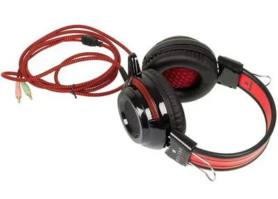Наушники Oklick HS-G300 ARMAGEDDON Черный-красный HS-G300-RD