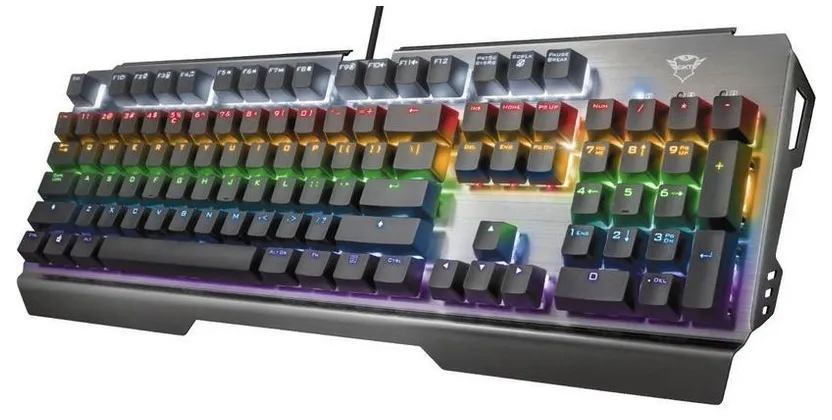 Клавиатура игровая Trust RU GXT 877 Scarr Mechanical черный