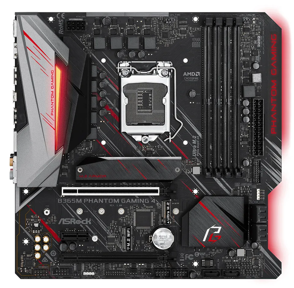 Материнская плата ASRock B365M PHANTOM GAMING 4