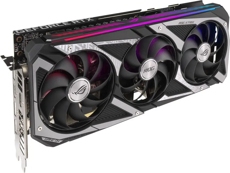 Видеокарта 12GB ASUS RTX3060 OC ROG-STRIX-RTX3060-O12G-V2-GAMING