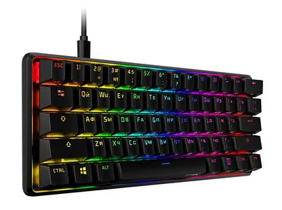 Клавиатура HyperX Alloy Origins 60 HKBO1S-RB-RU/G