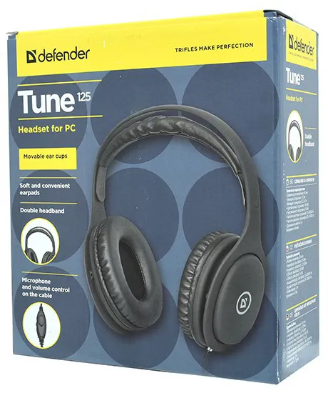 Гарнитура Defender Tune 125 grey
