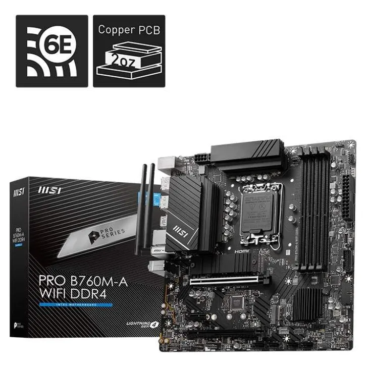 Материнская плата MSI PRO B760M-A WIFI D4