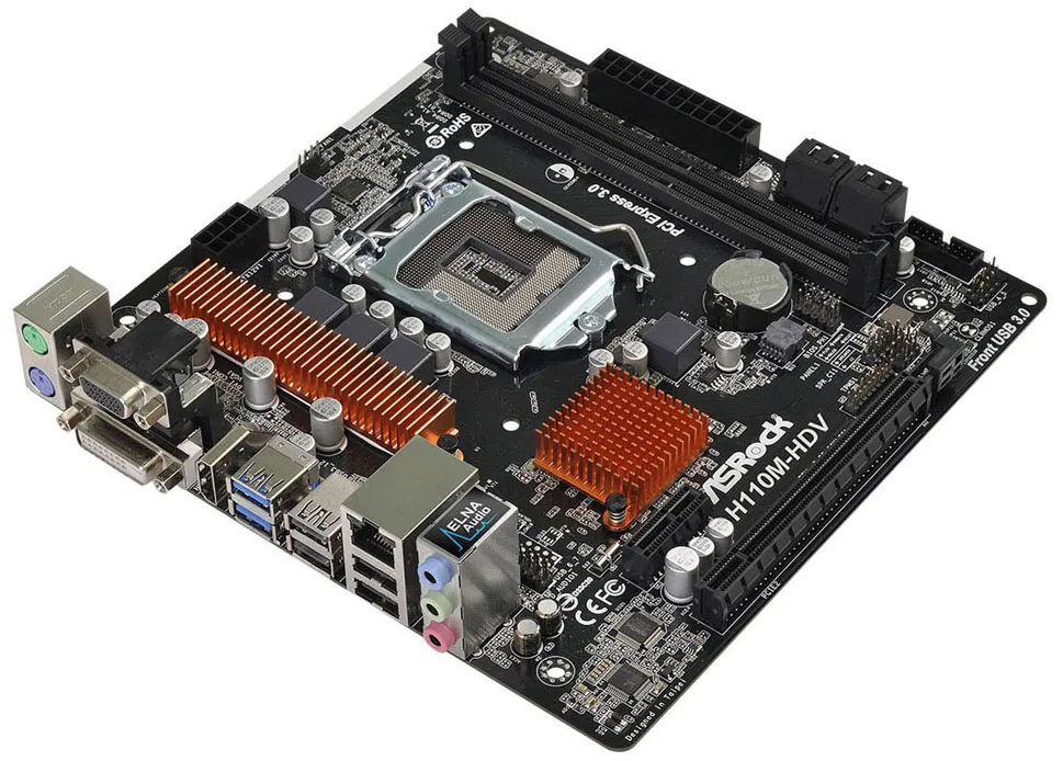 Материнская плата ASRock H110M-HDV