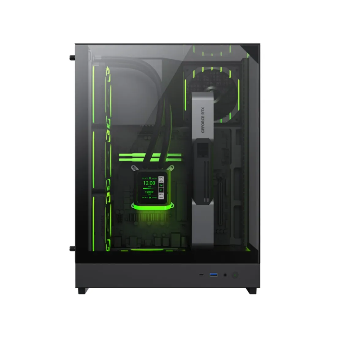 Компьютерный корпус Gamemax T20 Black без Б/П