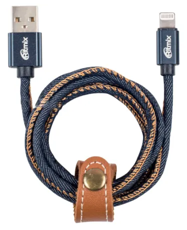 Кабель Apple Ritmix RCC-427 Blue Jeans