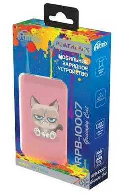 Внешний аккумулятор Ritmix RPB-10007 Grumpy Cat