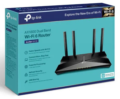 Маршрутизатор TP-Link Archer AX20(EU)