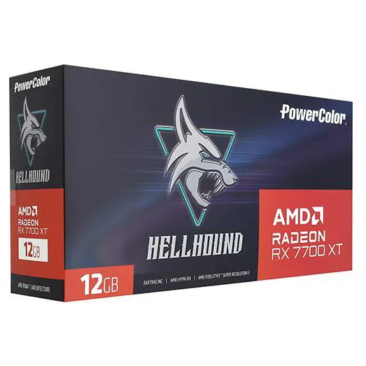 Видеокарта 12 GB PowerColor RX7700XT 12G-L/OC