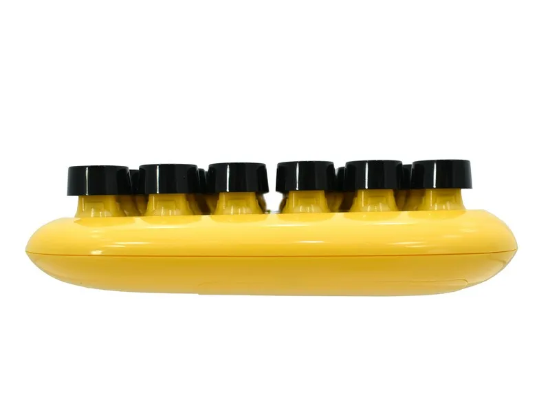 Клавиатура + мышка беспроводные Gembird KBS-9000 yellow