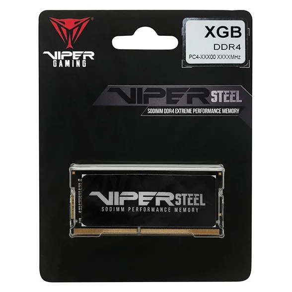 SO-DIMM DDR4 16 GB <2666MHz> Patriot Viper Steel, PVS416G266C8S, CL18