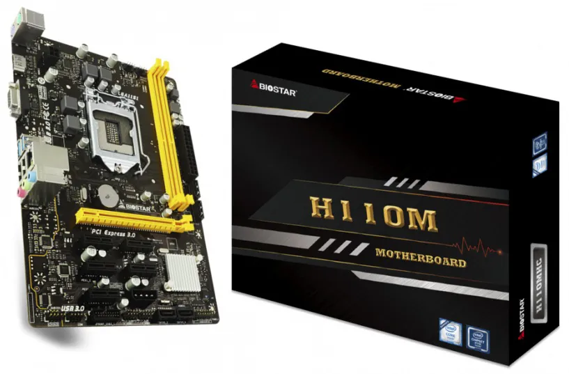 Материнская плата Biostar H110MHC