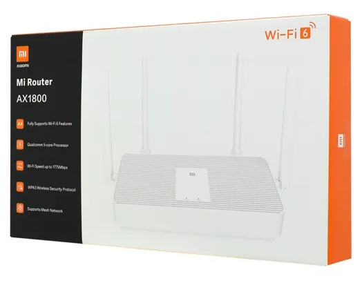 Маршрутизатор Xiaomi Mi Router AX1800 white