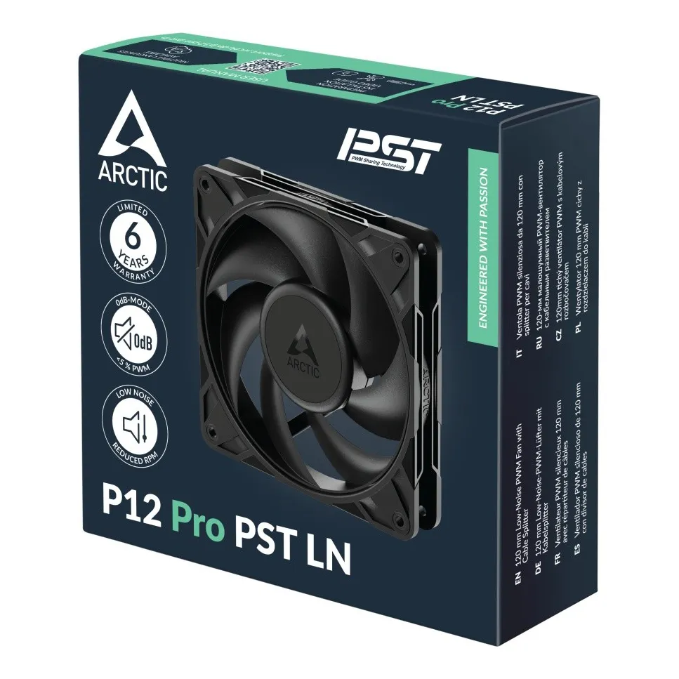 Вентилятор для корпуса ARCTIC P12 Pro PST LN Black ACFAN00343A