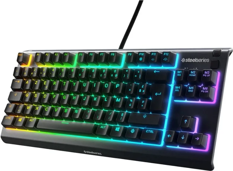 Клавиатура Steelseries Apex 3 TKL RU 64817 черный