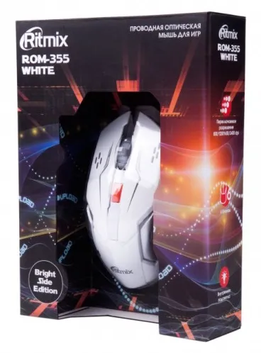 Компьютерная мышь Ritmix ROM-355 white