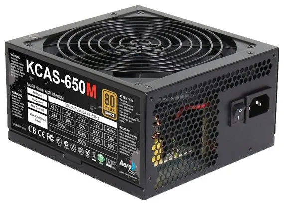 Блок питания Aerocool KCAS-650M