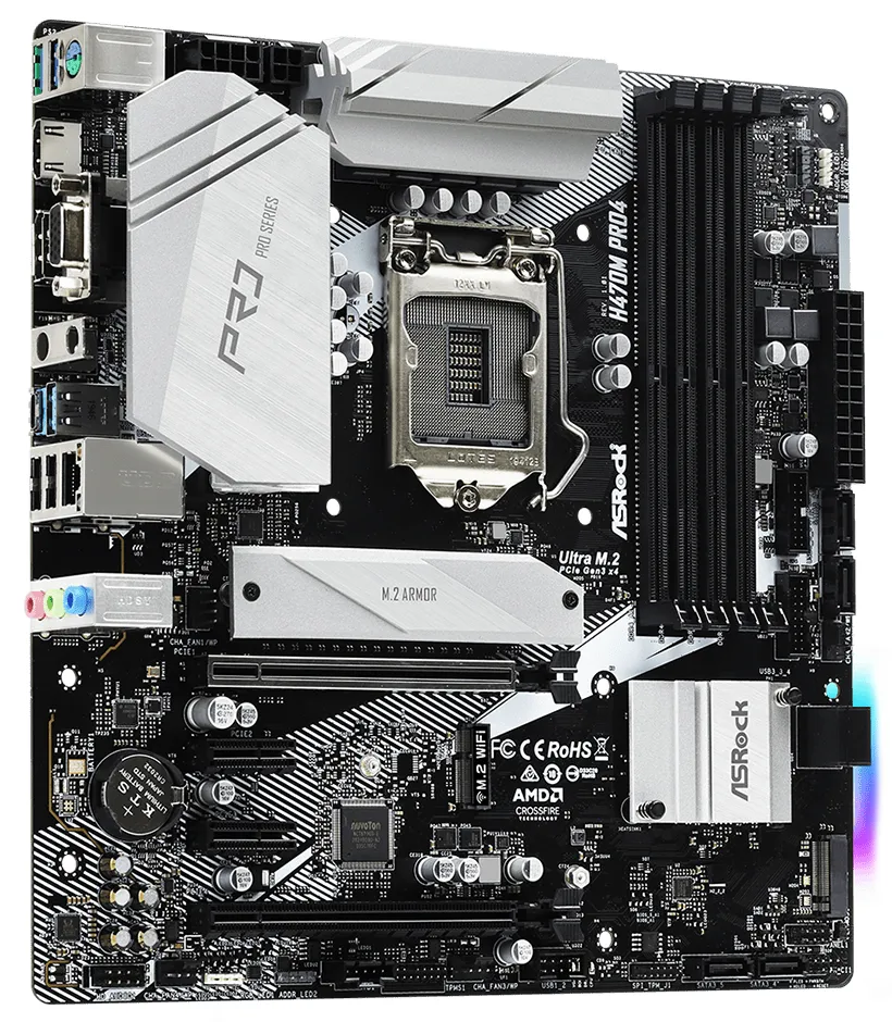Материнская плата ASRock H470M PRO4