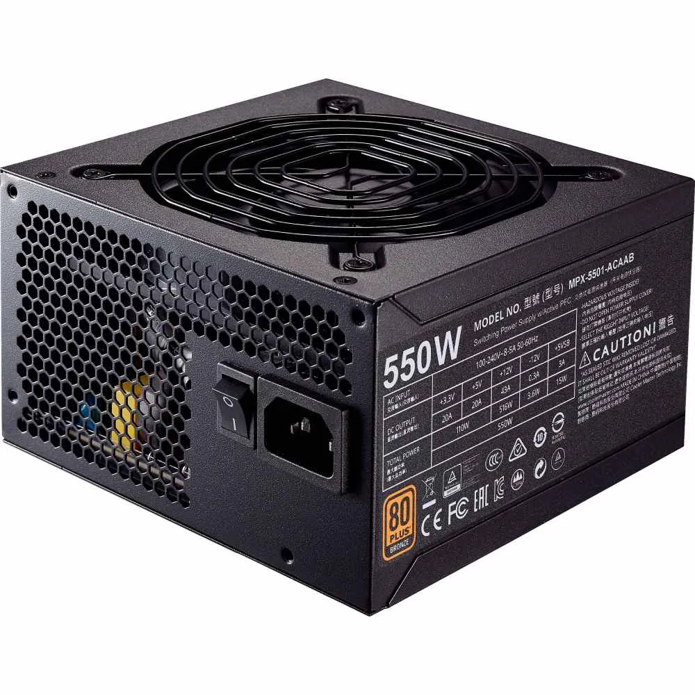 Блок питания CoolerMaster MWE 500 BRONZE V2