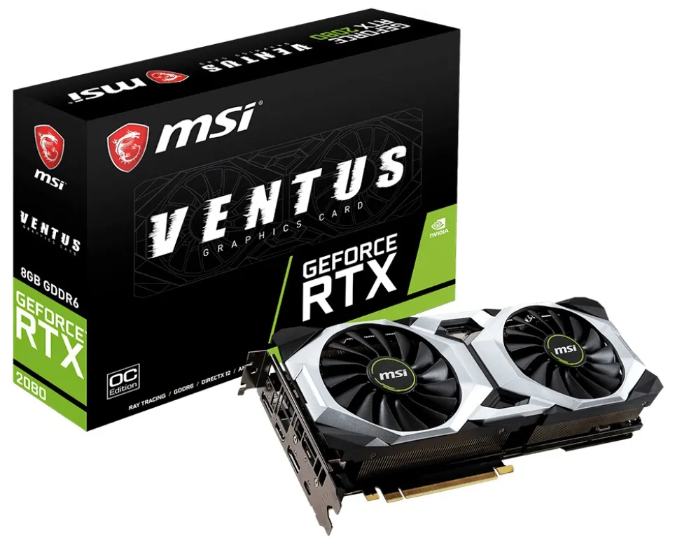 Видеокарта 8Gb MSI RTX 2080 VENTUS