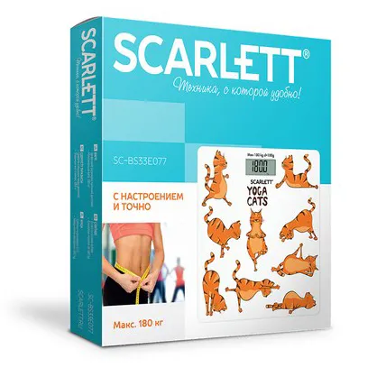 Весы напольные Scarlett SC-BS33E077