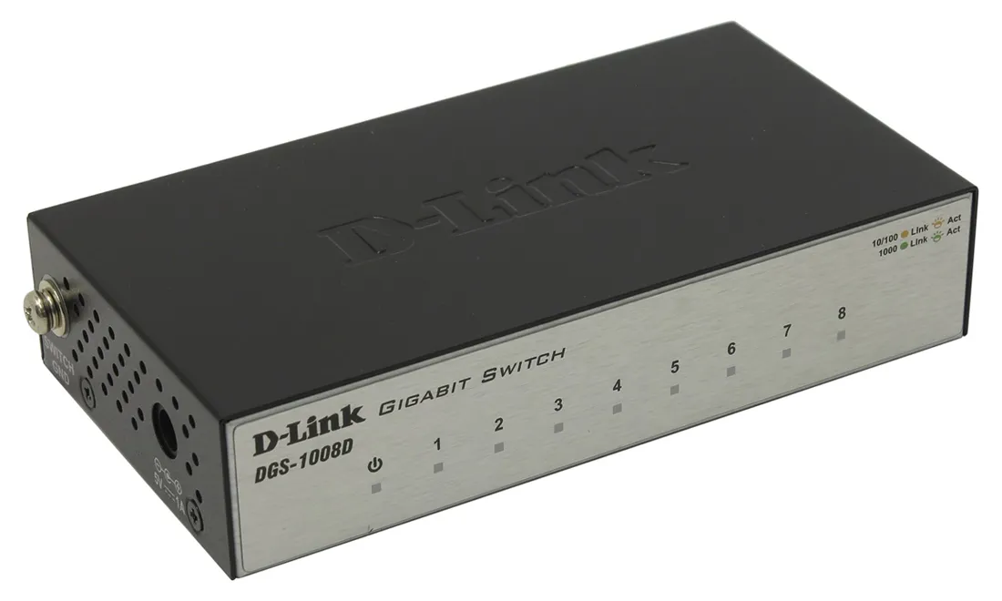Коммутатор D-Link DGS-1008D/J2A