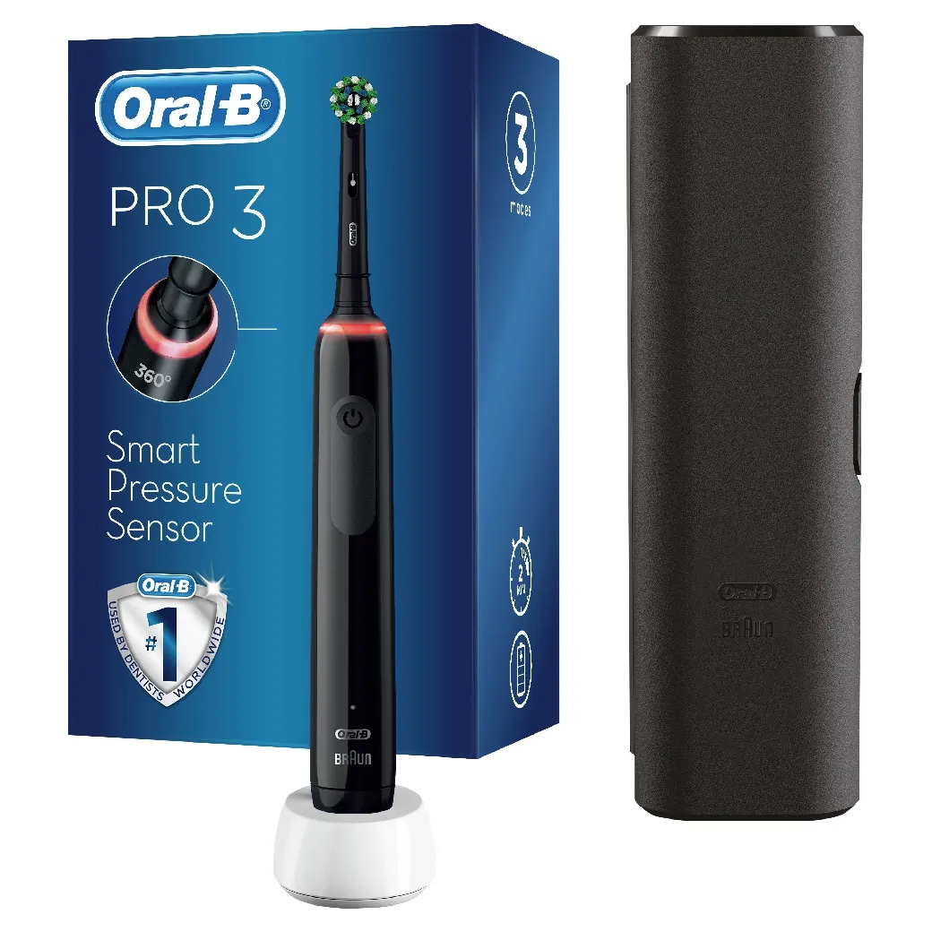 Электрическая зубная щётка Oral-B Pro 3/D505.513.3X BK тип 3772