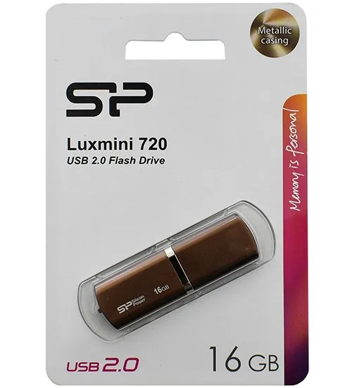 USB флешка 16GB Silicon Power LuxMini 720 SP016GBUF2720V1Z USB 2.0 bronze