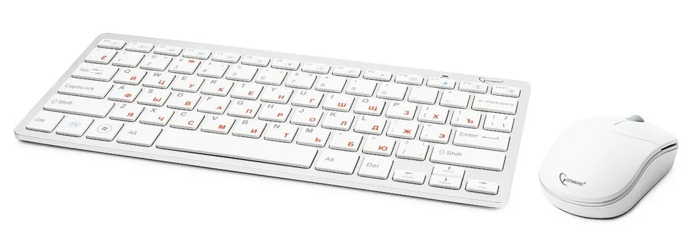 Клавиатура + Мышь Gembird KBS-7001-RU white