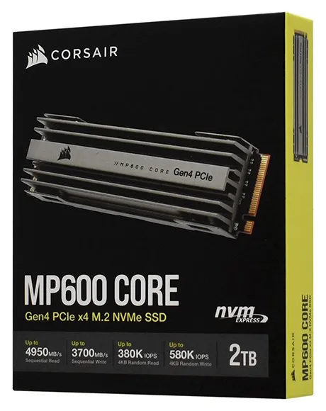 SSD накопитель 2 TB Corsair MP600 CORE CSSD-F2000GBMP600COR