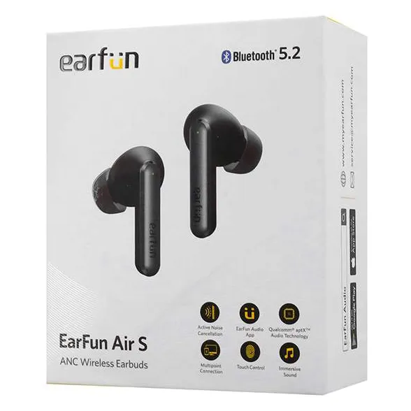 Bluetooth наушники EarFun Air S (TW201) ANC IPX7 black