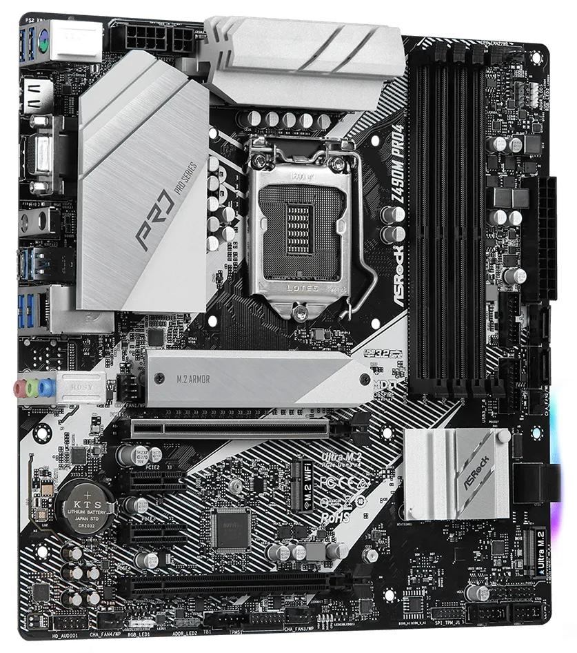 Материнская плата ASRock Z490M PRO4