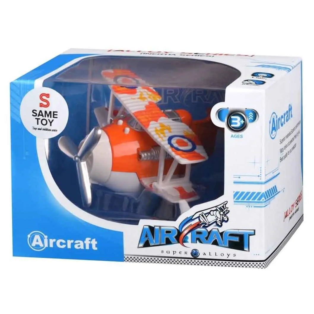 Самолет Same Toy Aircraft оранжевый со светом и музыкой SY8012Ut-1