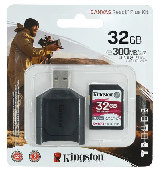 Карта памяти 32GB Kingston SecureDigital MLPR2/32GB