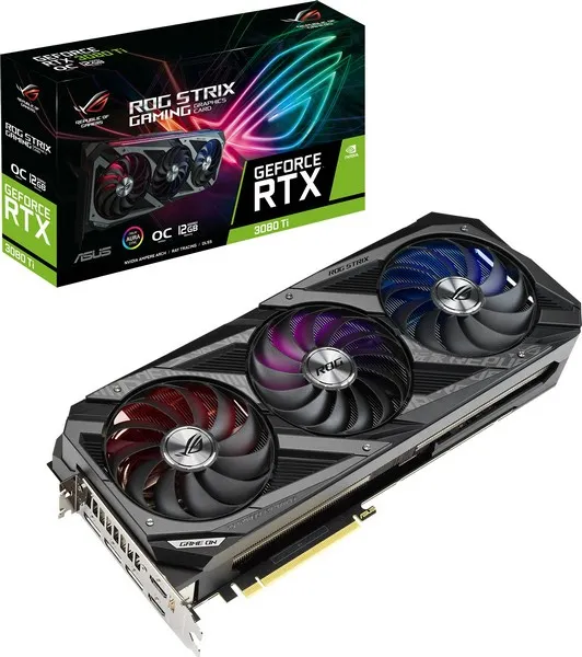 Видеокарта 12GB ASUS RTX3080TI OC ROG-STRIX-RTX3080TI-O12G-GAMING