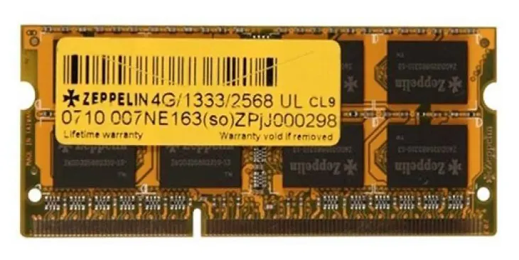 Оперативная память Zeppelin SODIMM 1333/4G