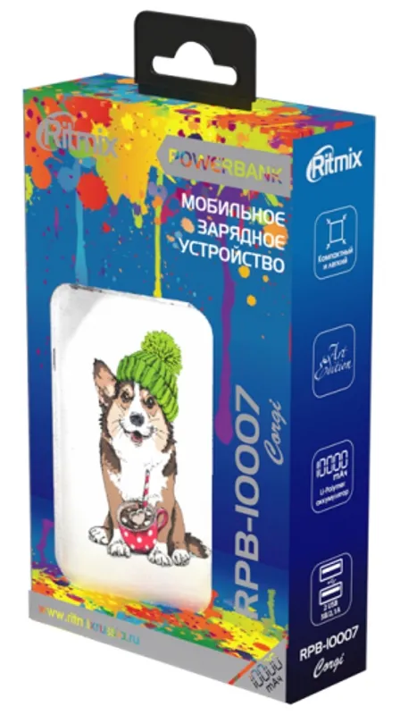 Внешний аккумулятор RITMIX RPB-10007 Corgi