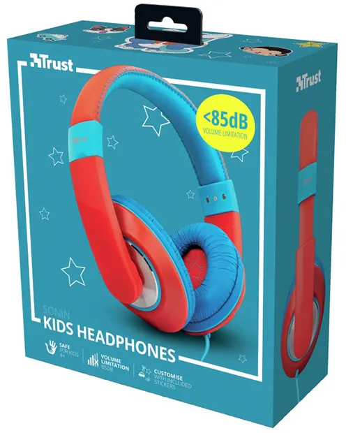 Наушники Trust Sonin Kids Красный
