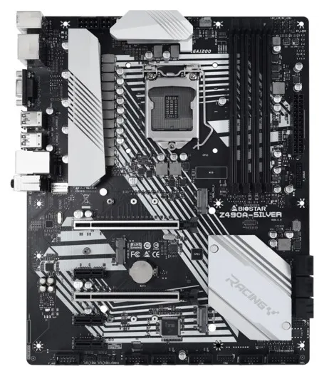 Материнская плата Biostar Z490A Silver