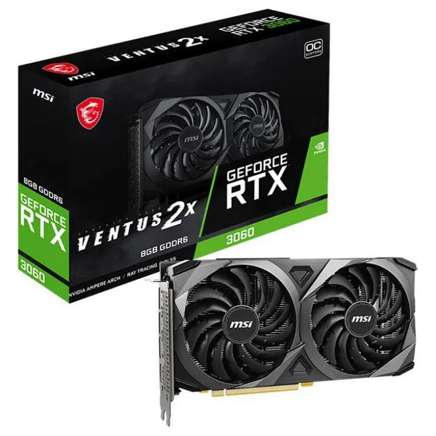 Видеокарта 8Gb MSI RTX3060 VENTUS 2X OC